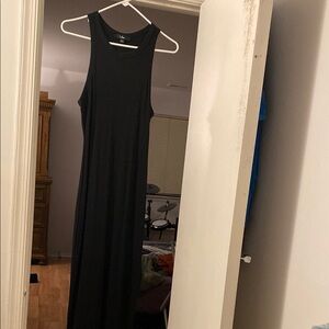 Lulu's Black Halter Maxi Dress